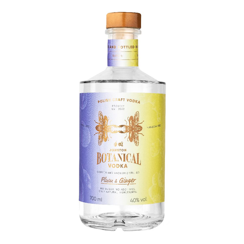 Wódka Jonston Botanical - Plum & Ginger 40% 700 ml
