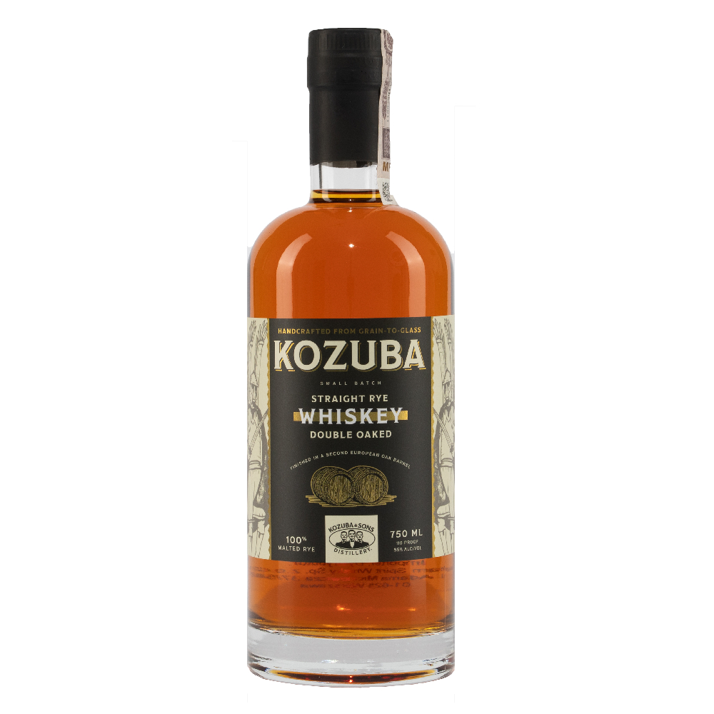 Whisky Kozuba & Sons Straight Rye – Double Oaked 55% 750 ml