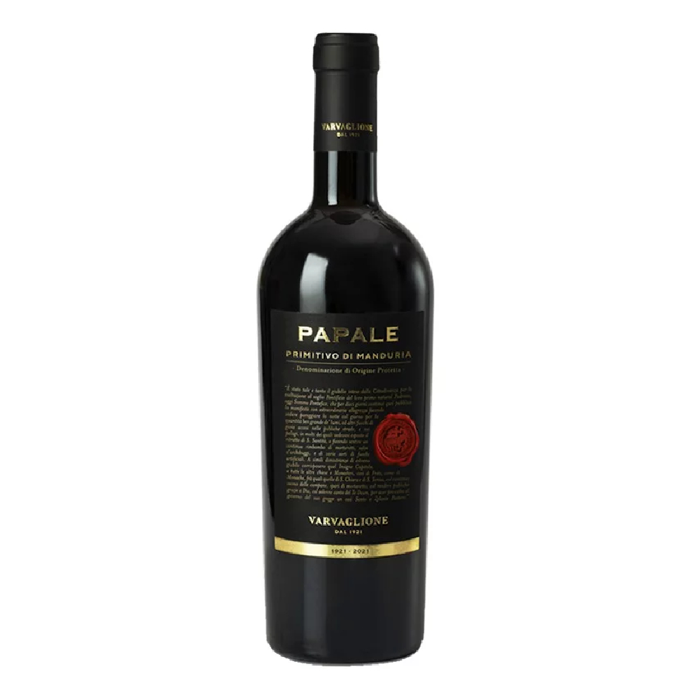 Wino Primitivo di Manduria Papale Linea Oro DOP 14,5% czerwone wytrawne 750 ml