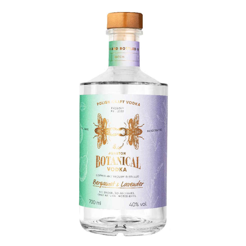 Wódka Jonston Botanical - Bergamot & Lavender 40% 700 ml