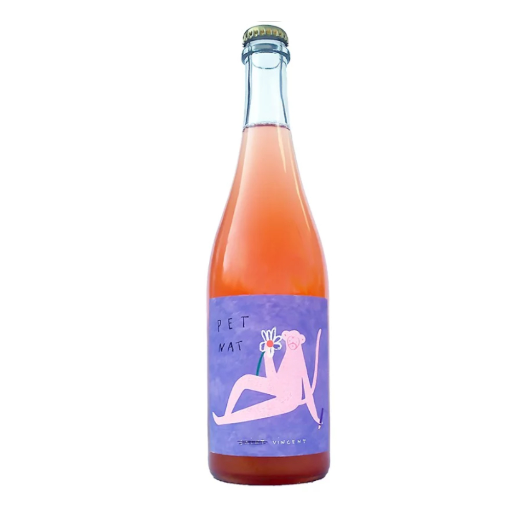 Wino Saint Vincent Pet Nat 12% różowe wytrawne 750 ml