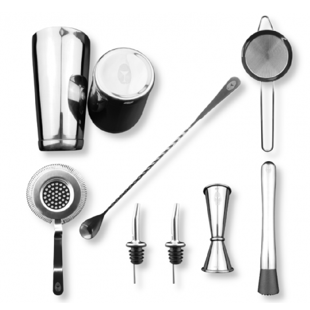 Zestaw barmański Craft Bar Stalowy