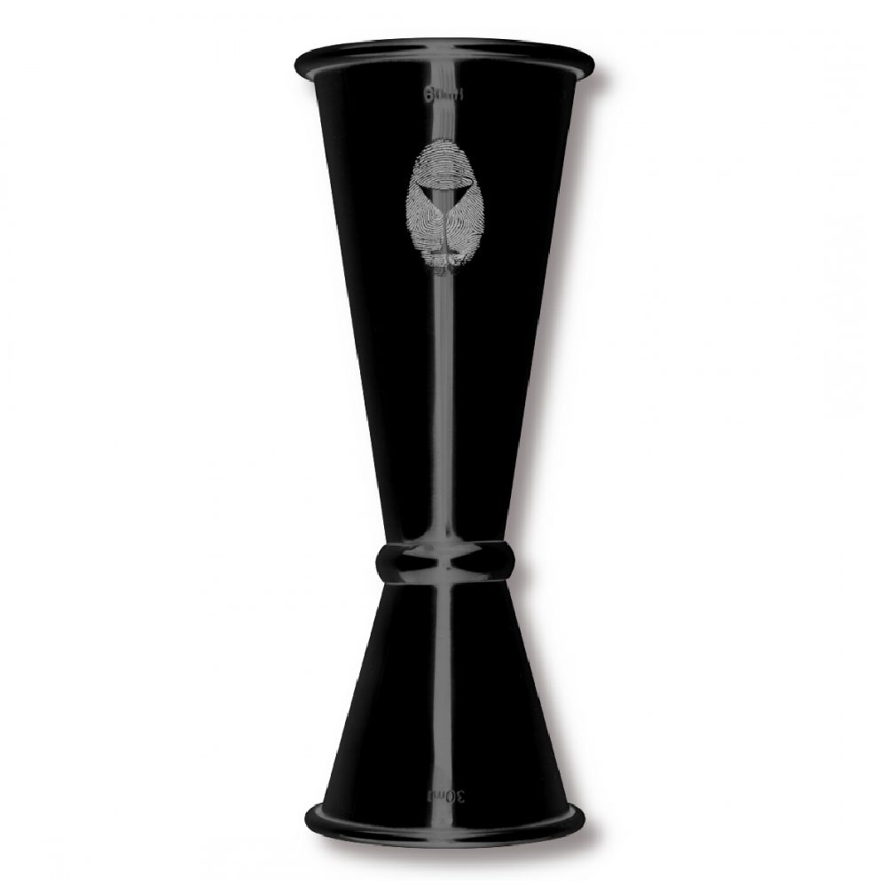 Miarka Barmańska Craft Bar Jigger Japoński Czarny 60 ml