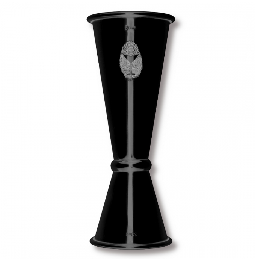 Miarka Barmańska Craft Bar Jigger Japoński Czarny 60 ml