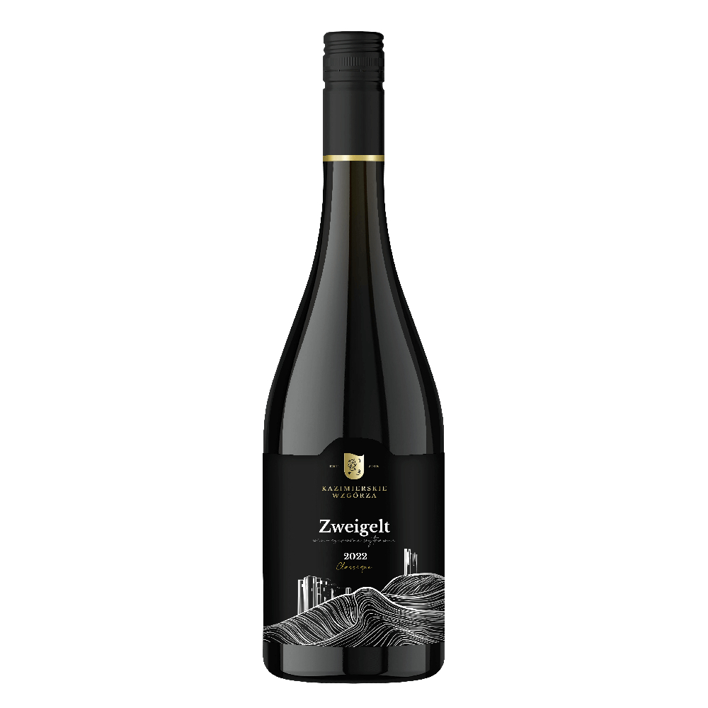 Wino Kazimierskie Wzgórza Zweigelt Classique 11,5% czerwone wytrawne 750 ml