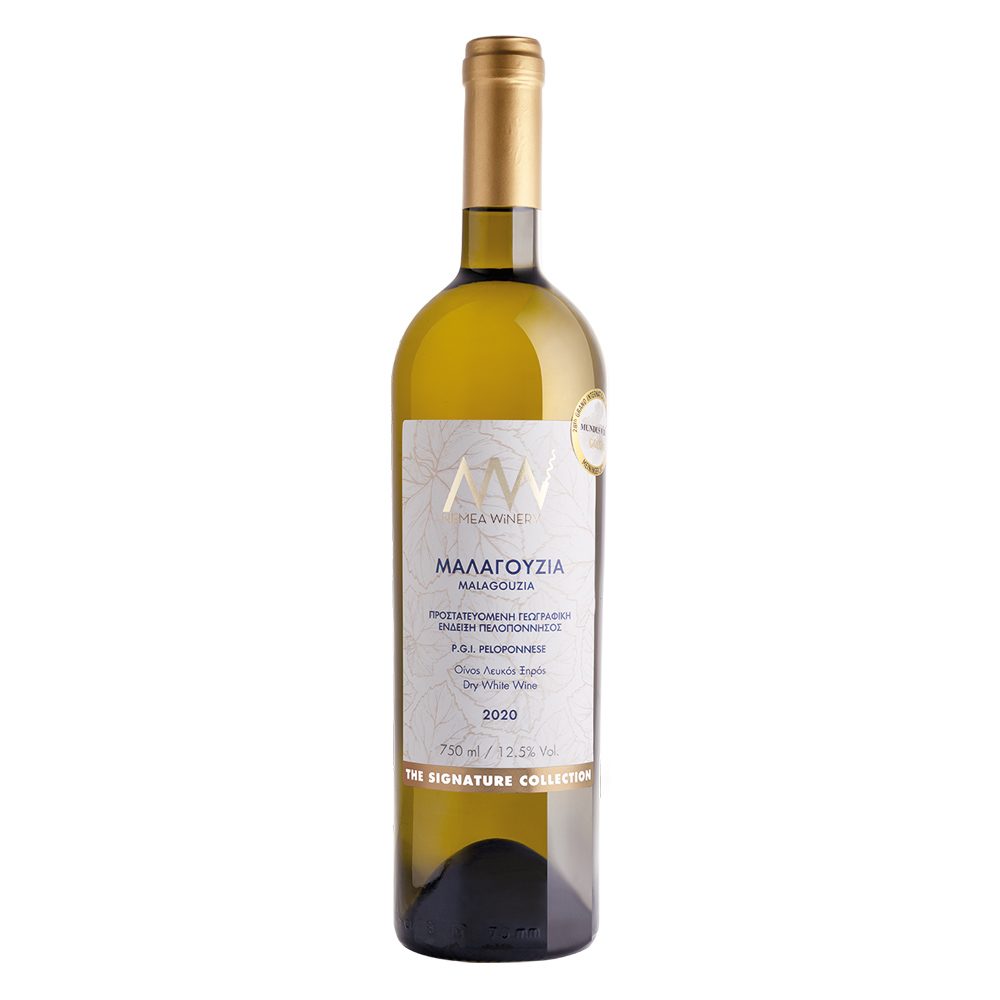 Wino Malagouzia Signature Collection 2022 12,5% białe wytrawne 750 ml