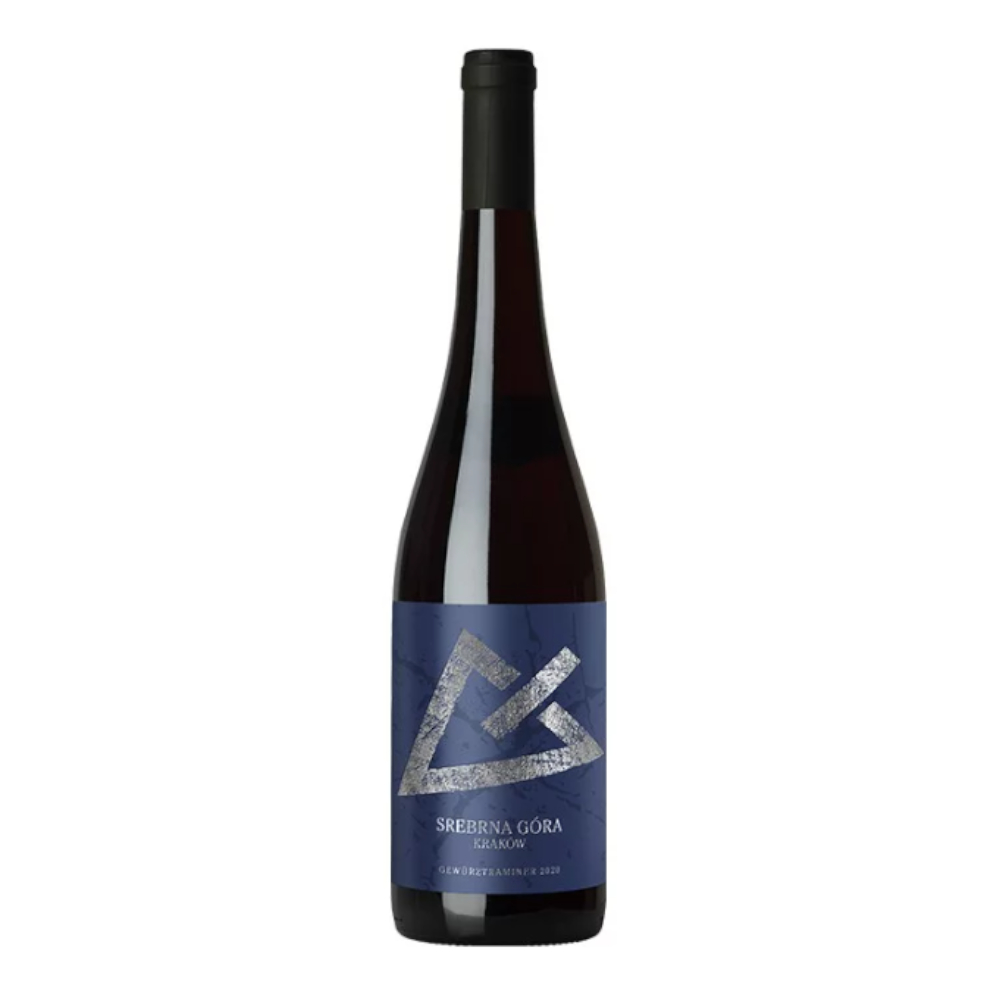 Wino Srebrna Góra Gewurztraminer 13% białe wytrawne 750 ml