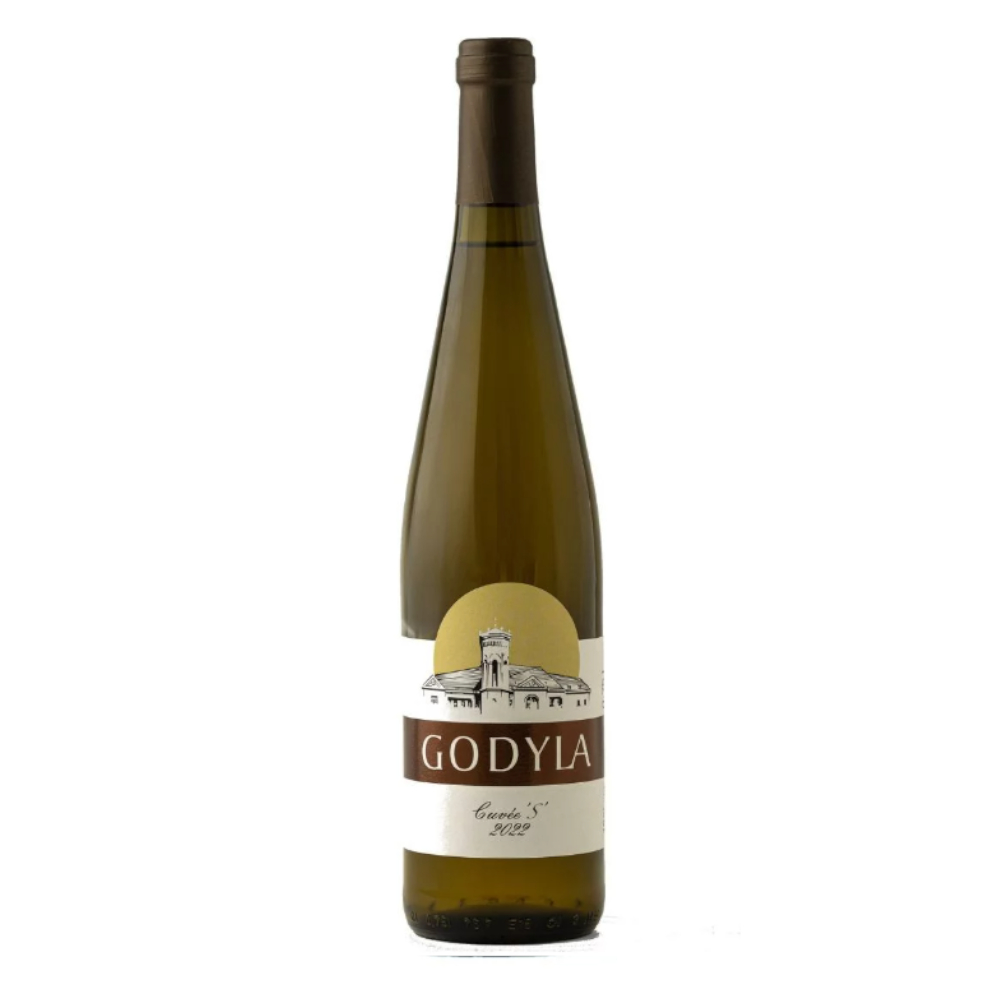 Wino Godyla Cuvee S 12% białe wytrawne 750 ml