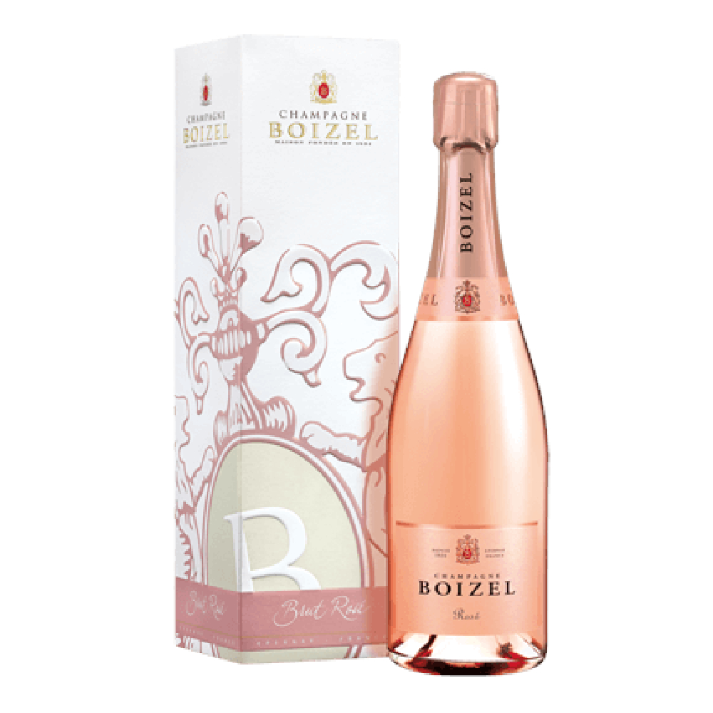 Wino Champagne Boizel Brut Rosé NV różowe wytrawne 750 ml