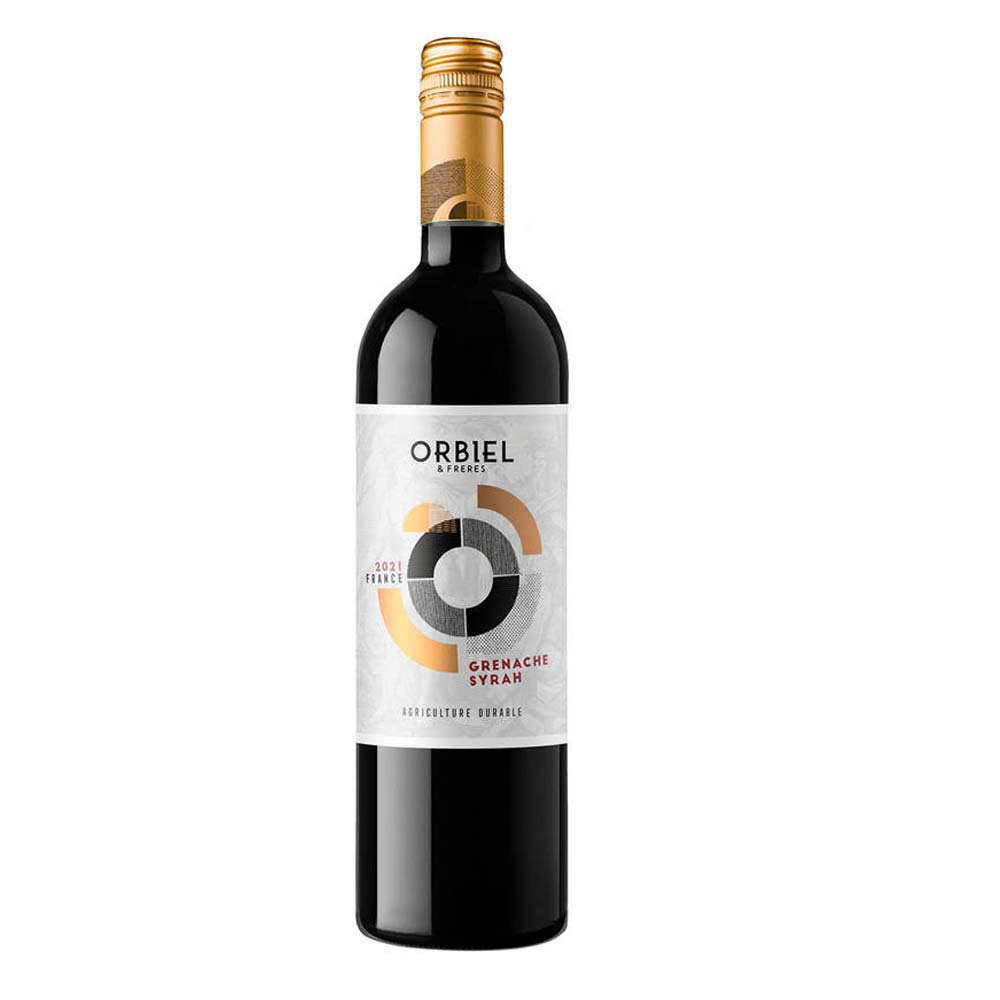 Wino Orbiel & Freres Grenache Syrah 2022 13,5% czerwone wytrawne 750 ml