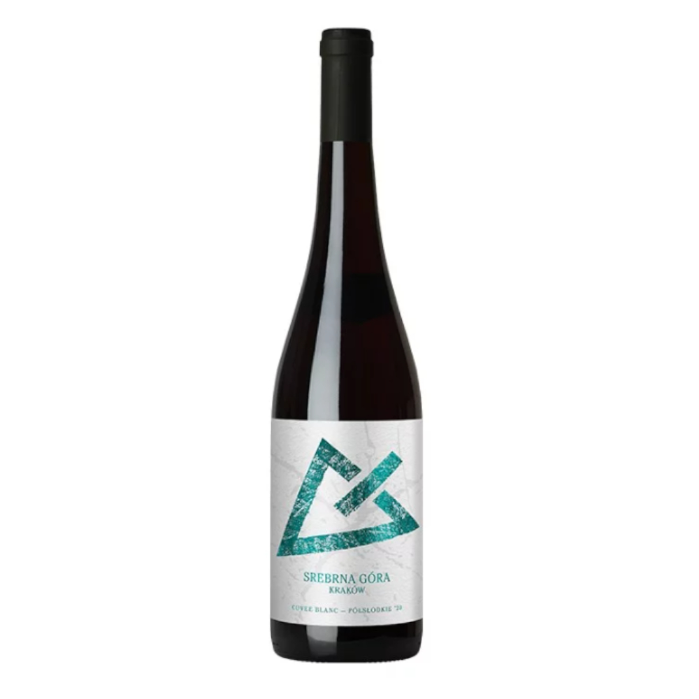 Wino Srebrna Góra Cuvee Blanc 11,5% białe półsłodkie 750 ml