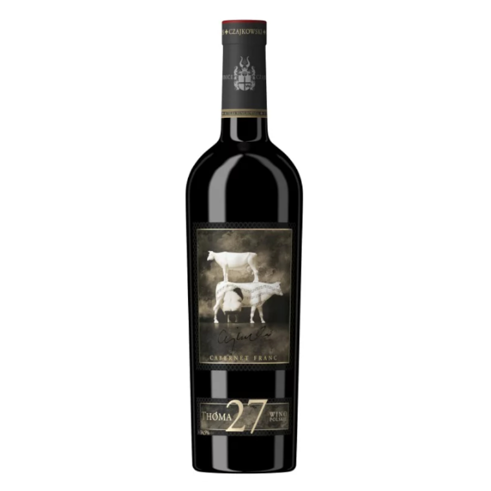 Wino Czajkowski Thoma 27 Cabernet Franc 14,5% czerwone wytrawne 750 ml