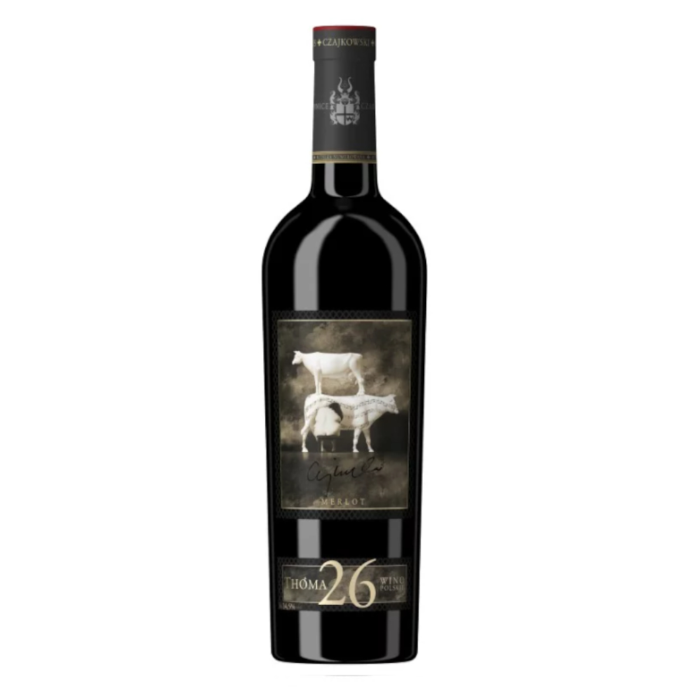 Wino Czajkowski Thoma 26 Merlot 14,5% czerwone wytrawne 750 ml