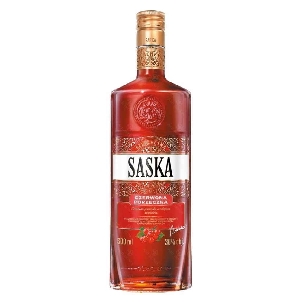 Likier Saska Czerwona Porzeczka 28% 500 ml