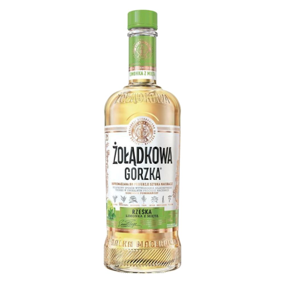 Żołądkowa Gorzka Limonka z Miętą 28% 500 ml