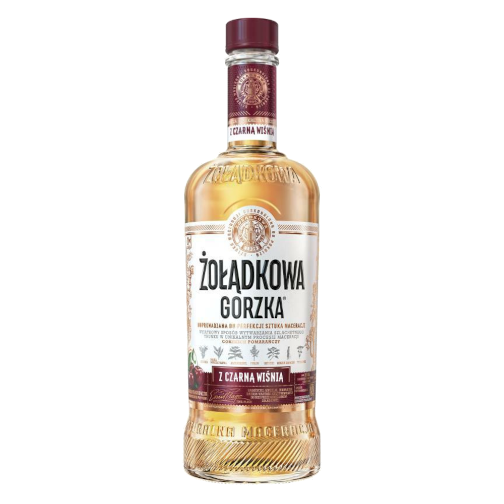 Żołądkowa Gorzka z Czarną Wiśnią 28% 500 ml