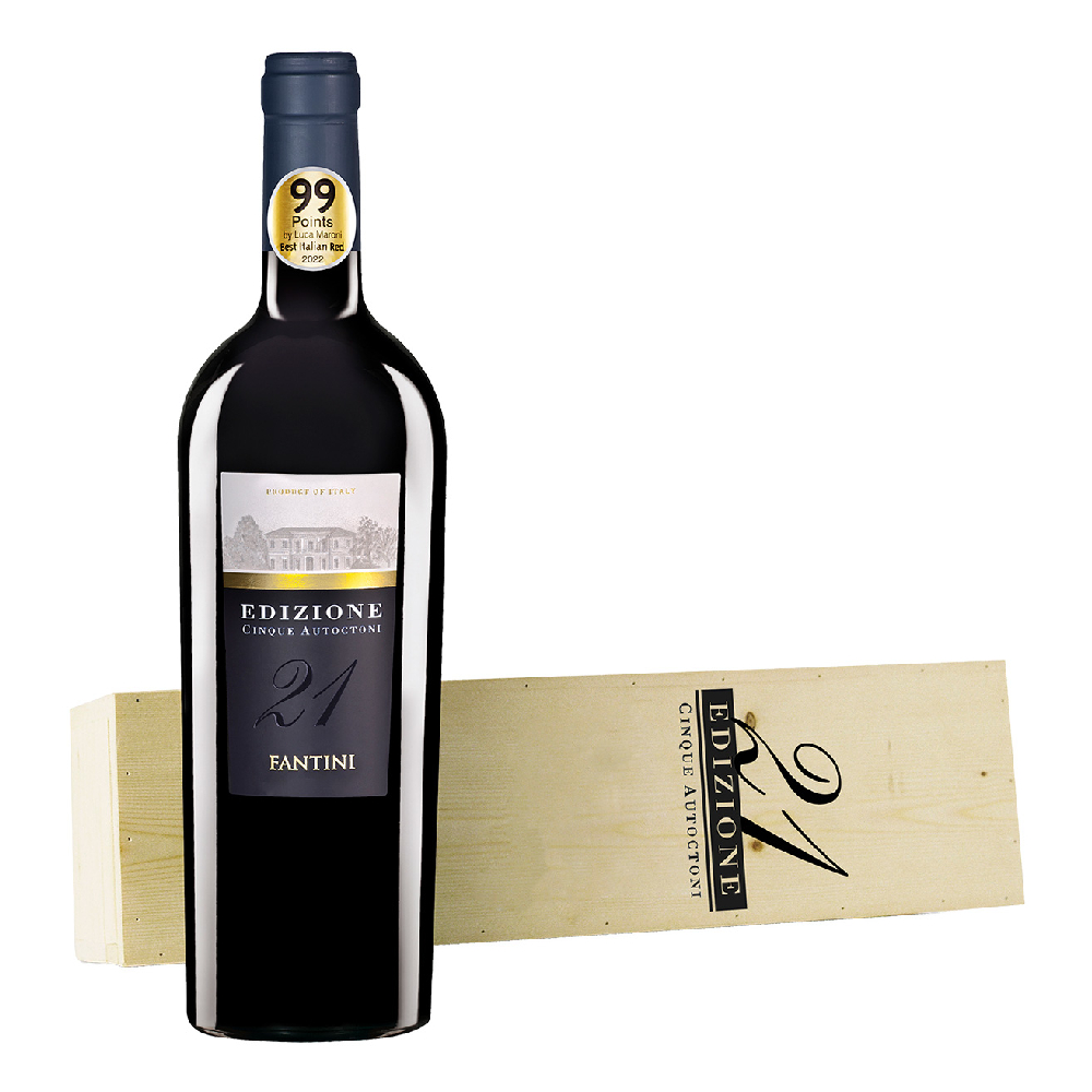 Wino Magnum Edizione Cinque Autoctoni 14,5% czerwone wytrawne 1500 ml w opakowaniu