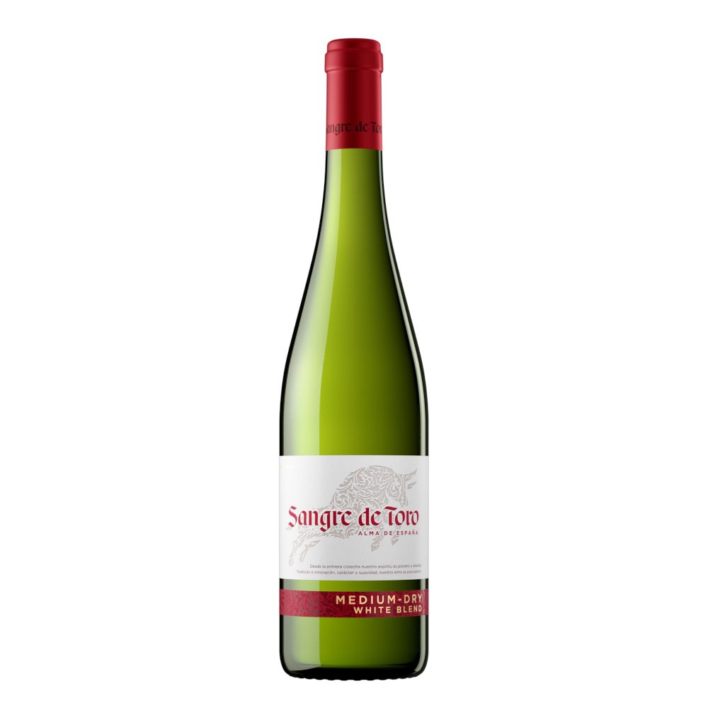 Wino Sangre de Toro 11% białe półwytrawne 750 ml