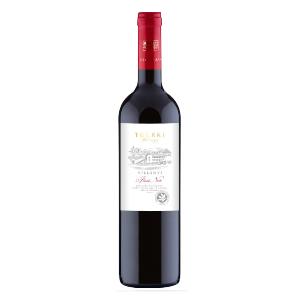 Wino Teleki Villanyi Pinot Noir 13% czerwone wytrawne 750 ml