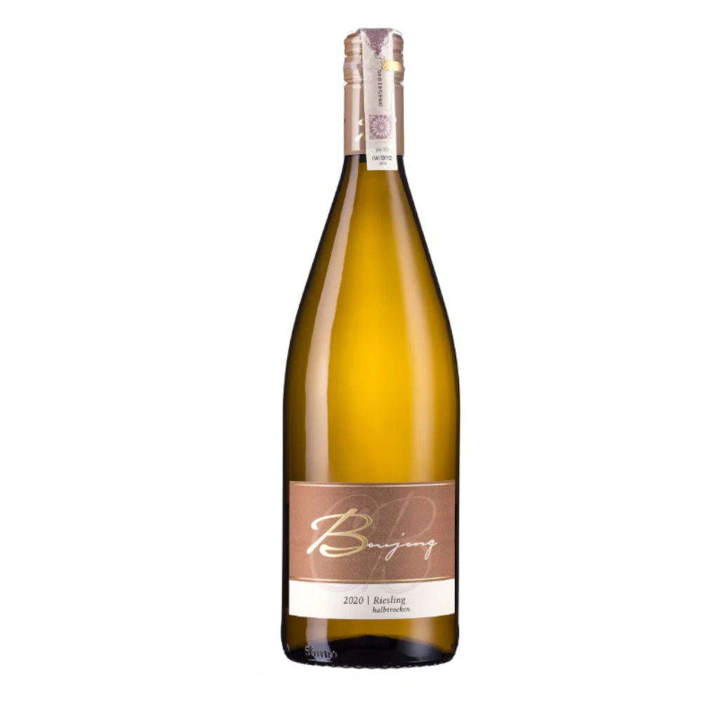 Wino Boujong Riesling Brauneberger Halbtrocken 11,5% białe półwytrawne 1000 ml