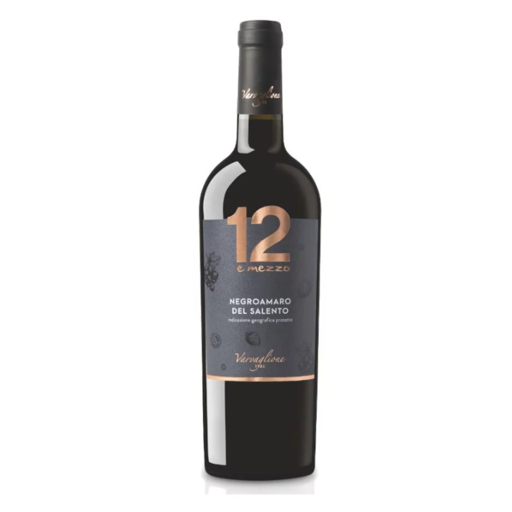 Wino 12 e Mezzo Negroamaro del Salento Classic Line 12,5% czerwone wytrawne 750 ml