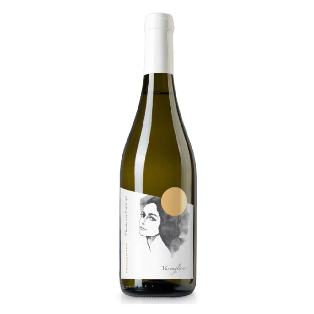 Wino Varvaglione Primadonna Chardonnay Puglia IGP 13,5% białe wytrawne 750 ml