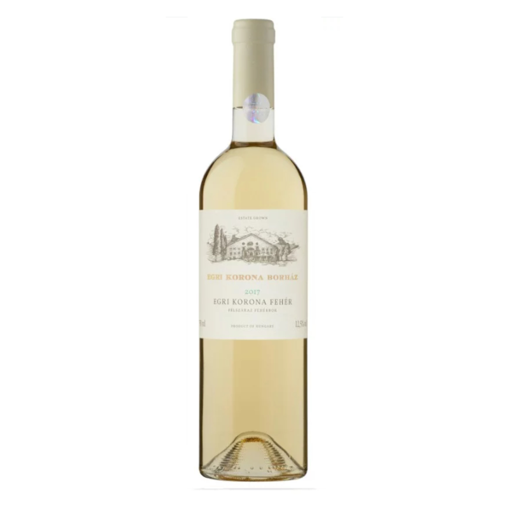 Wino Egri Korona Feher 13,5% białe półwytrawne 750 ml
