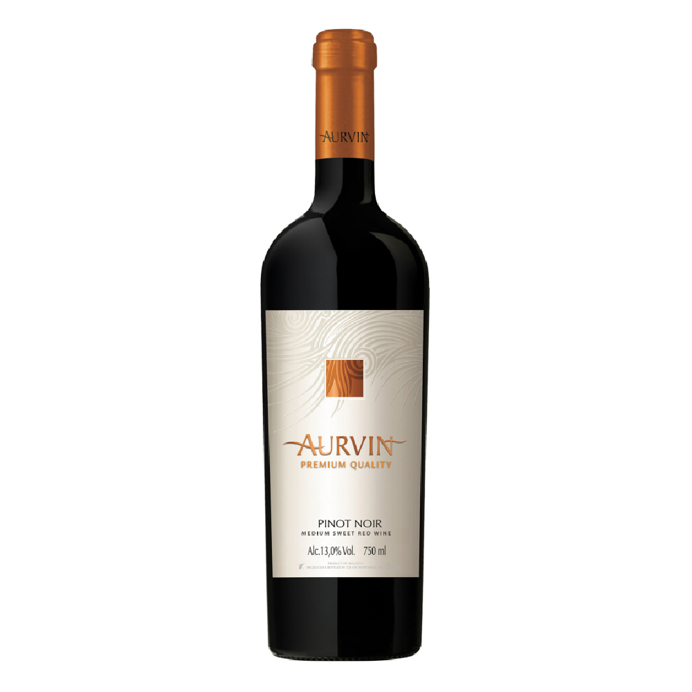 Wino Aurvin Pinot Noir 13% czerwone półsłodkie 750 ml