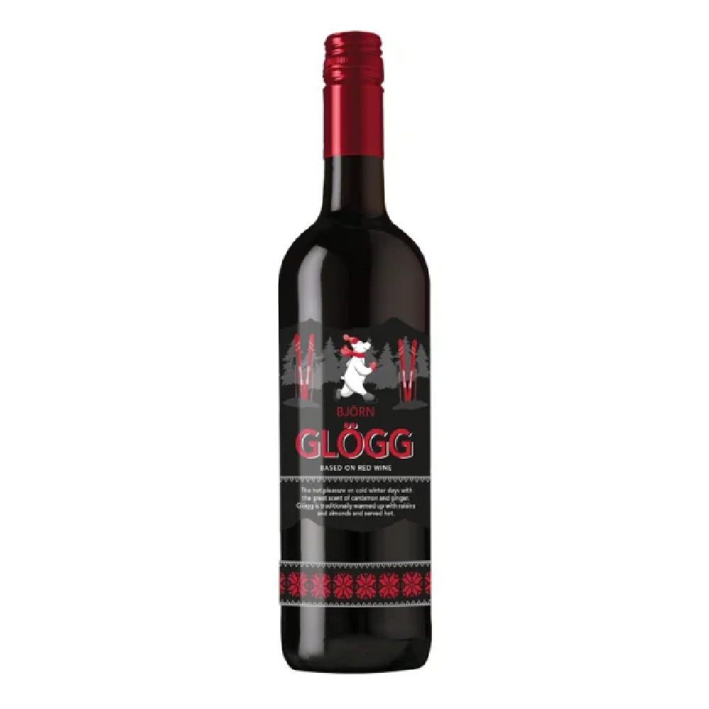 Wino Bjorn Glogg 12% czerwone słodkie 750 ml