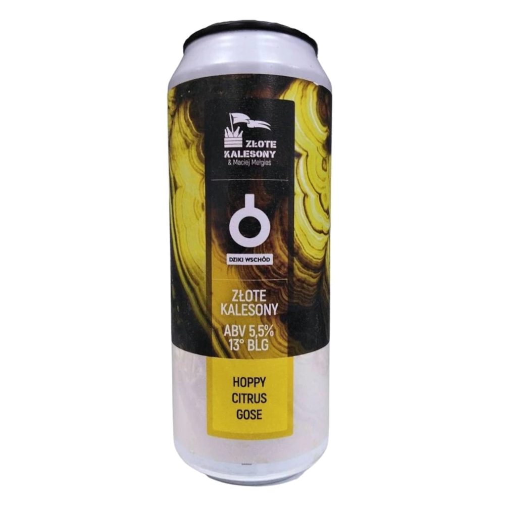 Piwo Dziki Wschód Złote Kalesony 5,5% 500 ml Puszka