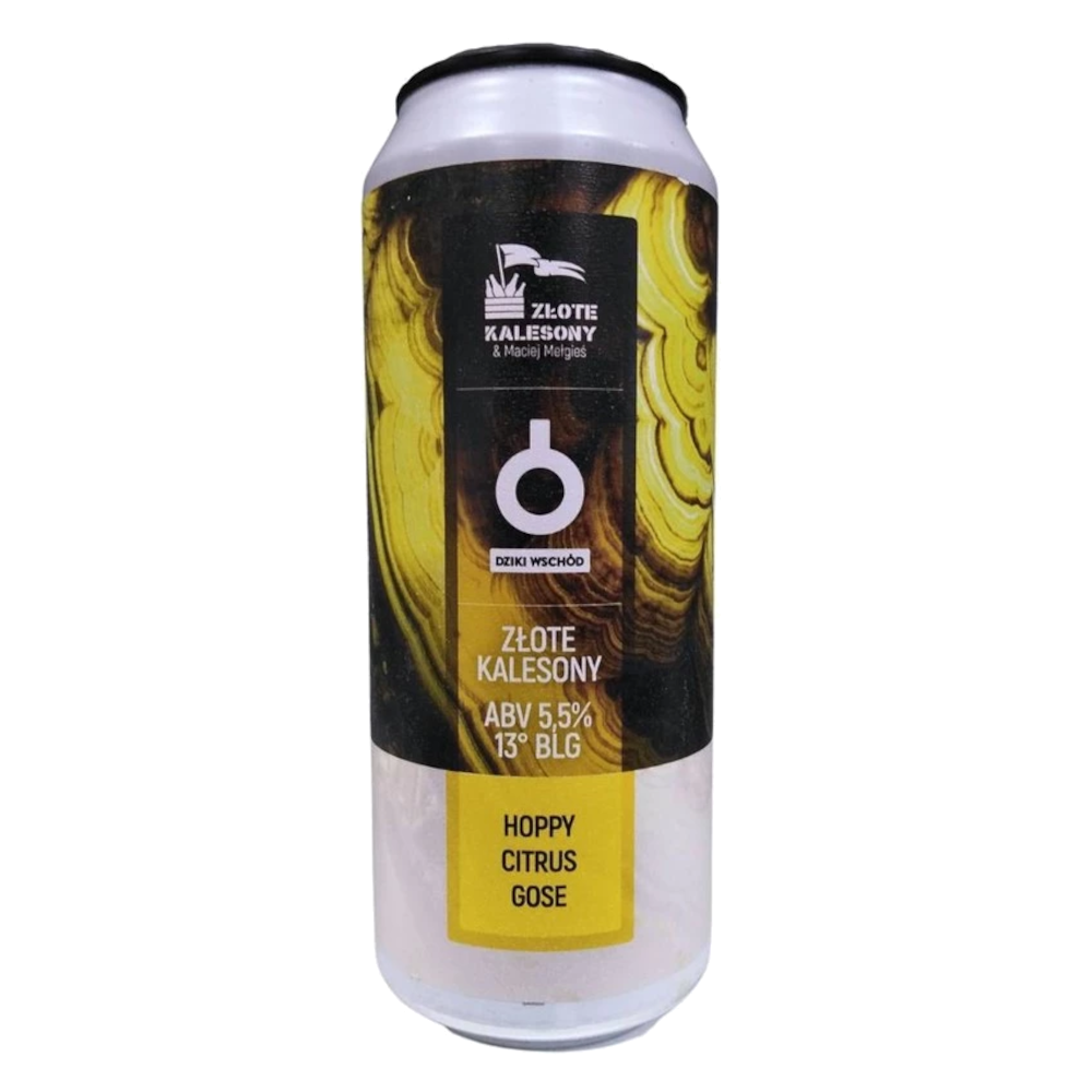 Piwo Dziki Wschód Złote Kalesony 5,5% 500 ml Puszka