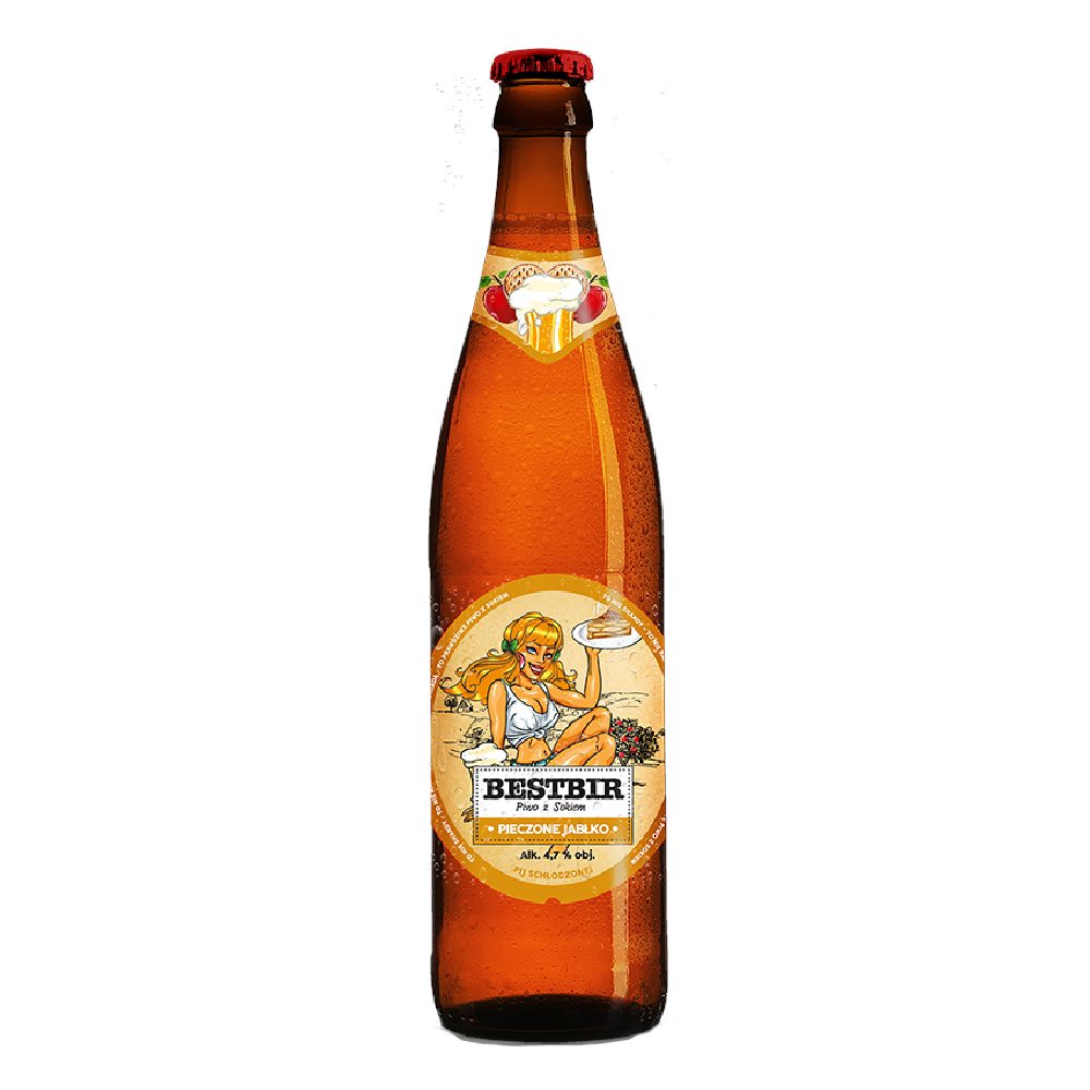 Piwo BestBir Pieczone Jabłko 4,7% 500 ml
