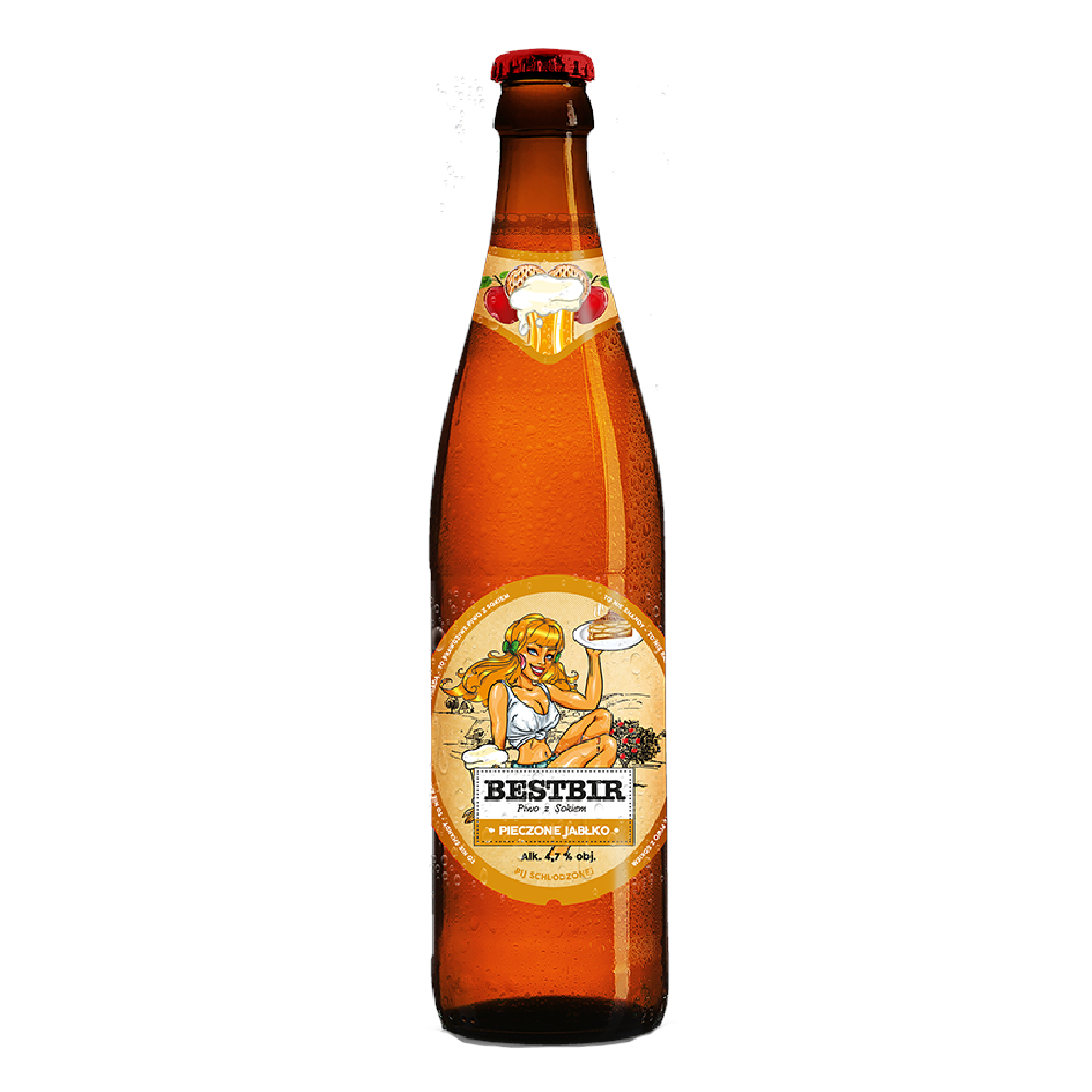 Piwo BestBir Pieczone Jabłko 4,7% 500 ml
