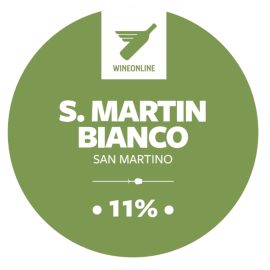 Wino San Martino Bianco 11%  białe wytrawne 20L