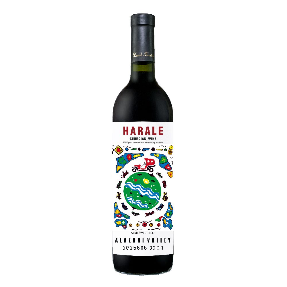 Wino Harale Alazani Valley 2021 11% czerwone półsłodkie 750 ml