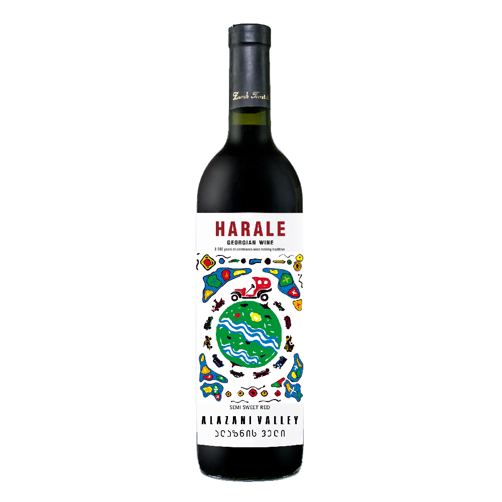 Wino Harale Alazani Valley 2021 11% czerwone półsłodkie 750 ml