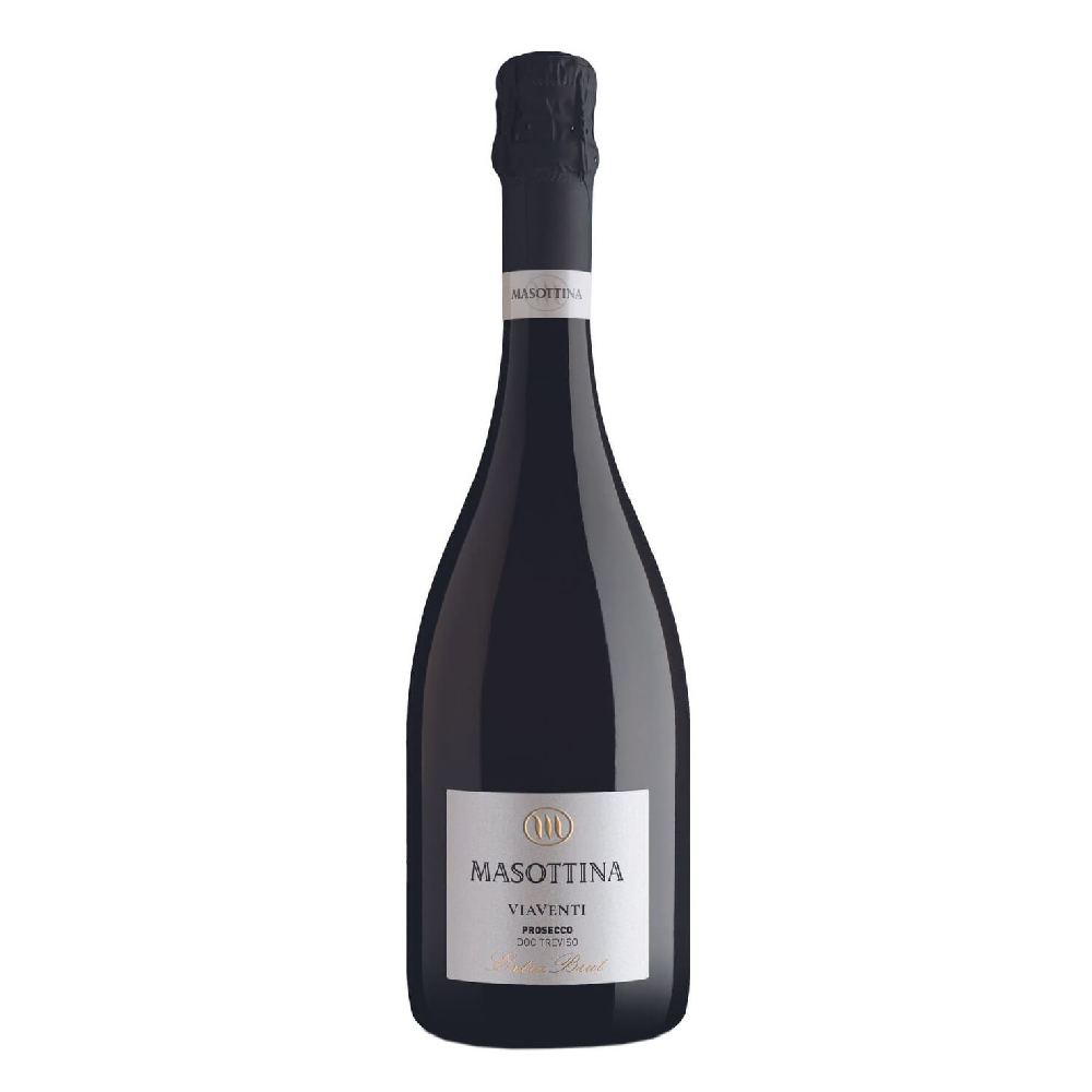 Wino musujące Masottina Viaventi Prosecco Extra Brut białe wytrawne 750 ml