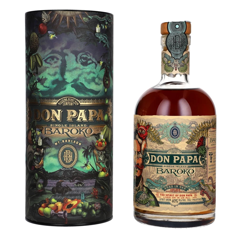 Rum Don Papa Baroko Harvest Canister 40% 700 ml