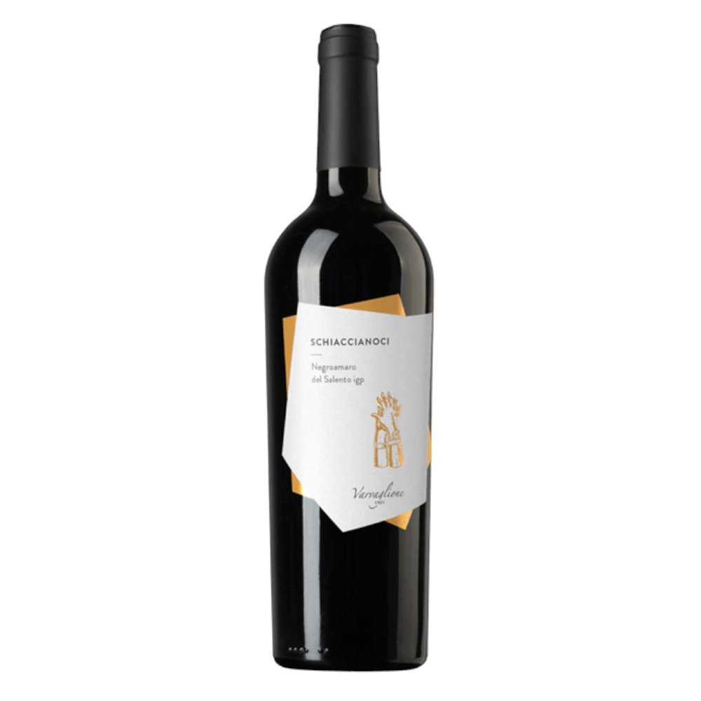 Wino Varvaglione Schiaccianoci Negroamaro del Salento 13,5% czerwone wytrawne 750 ml