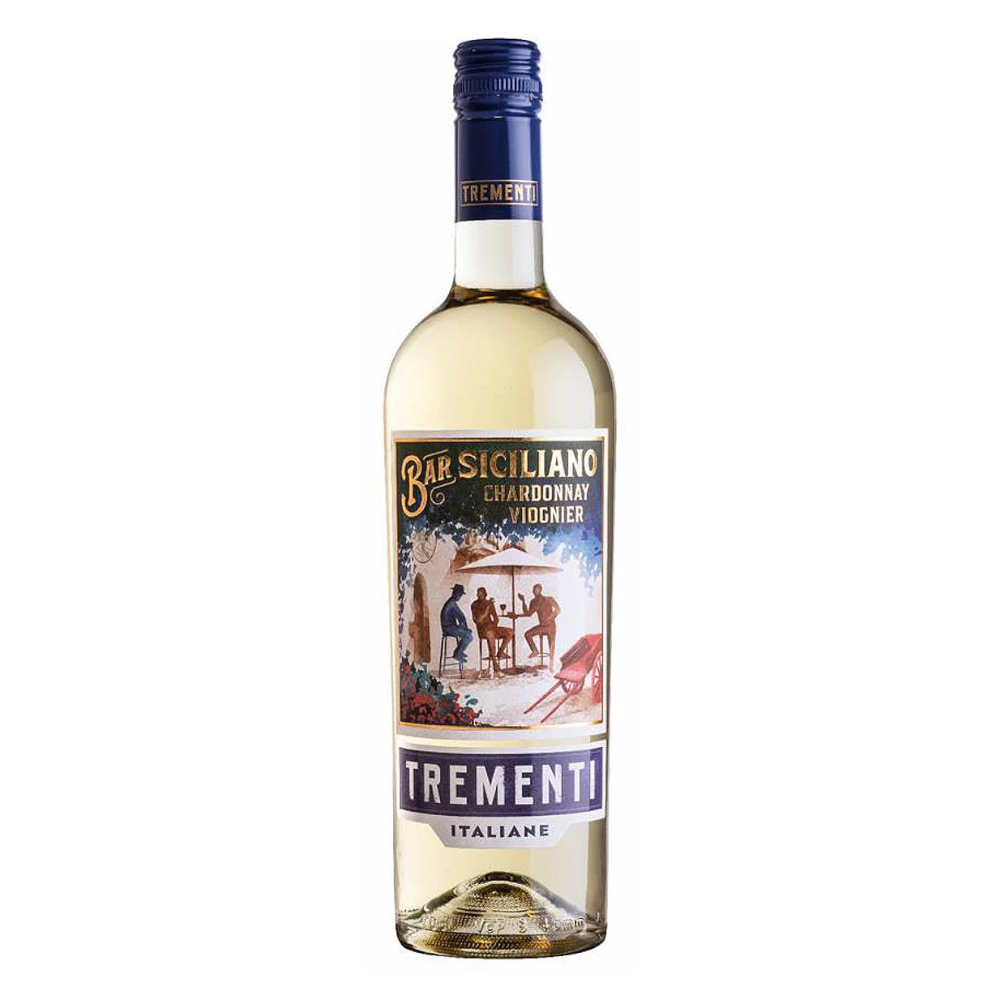 Wino Trementi Bar Siciliano Chardonnay Viognier białe wytrawne 750 ml