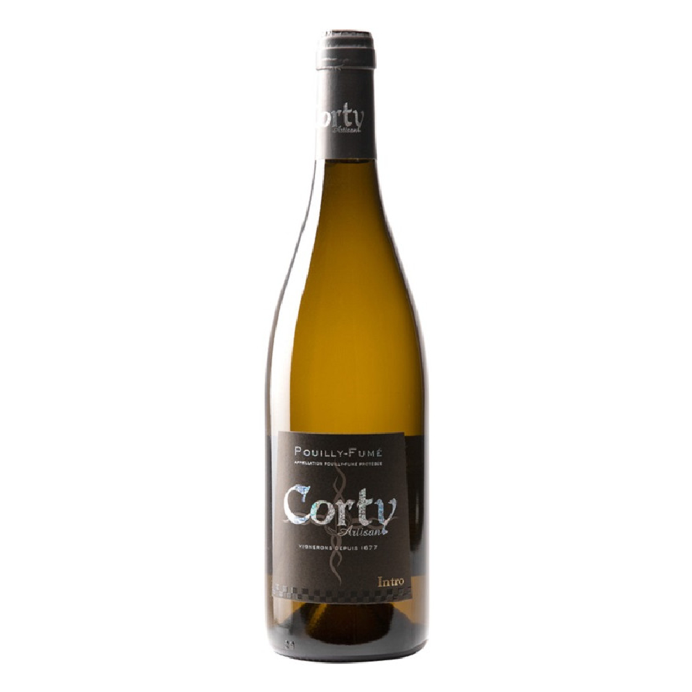 Wino Corty Intro Pouilly Fume ekologiczne białe wytrawne 750 ml