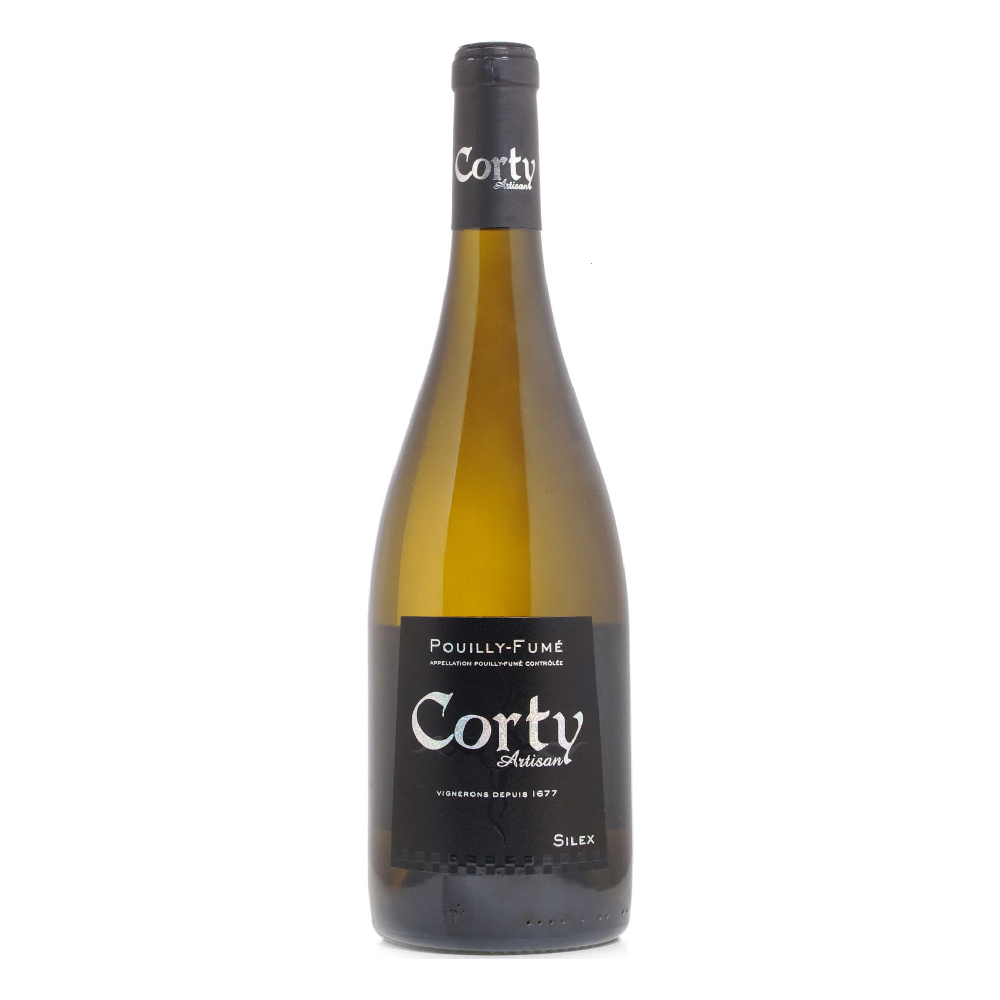 Wino Corty Silex Pouilly Fume ekologiczne białe wytrawne 750 ml