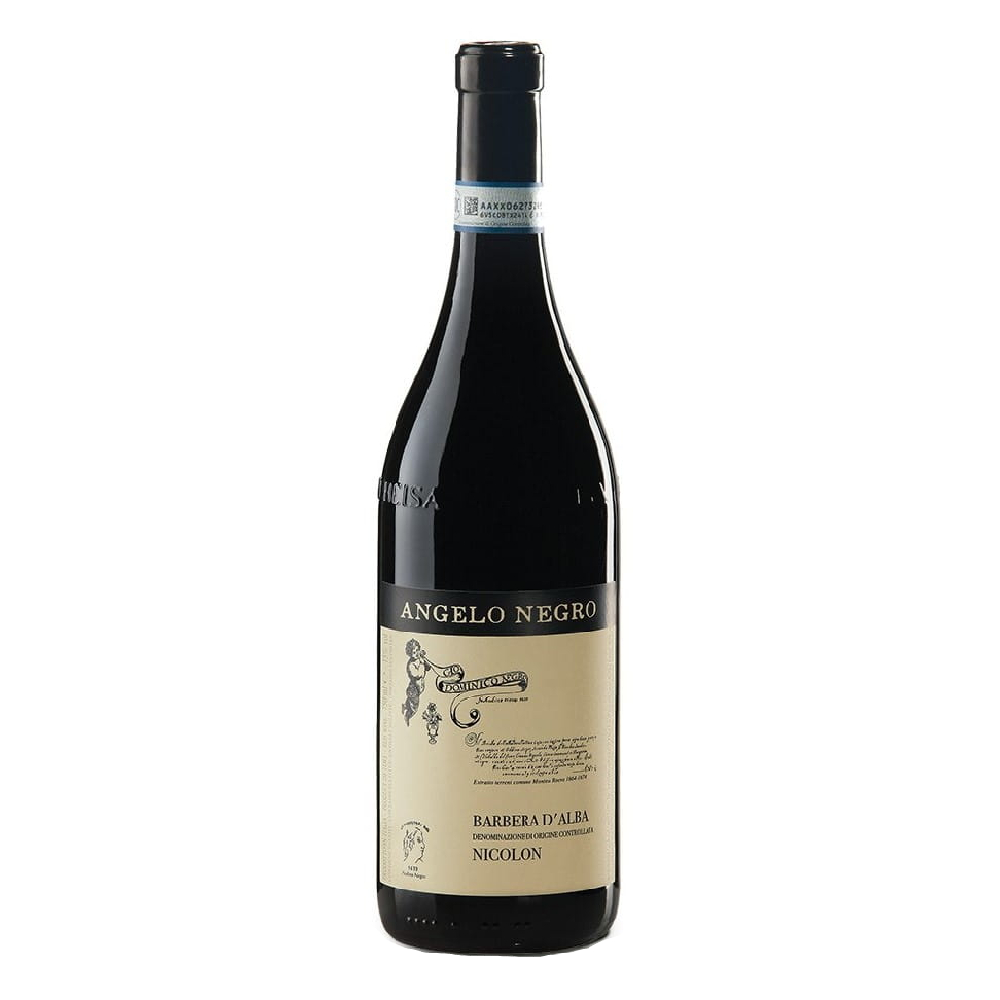 Wino Angelo Negro Nicolon Barbera d'Alba czerwone wytrawne 750 ml
