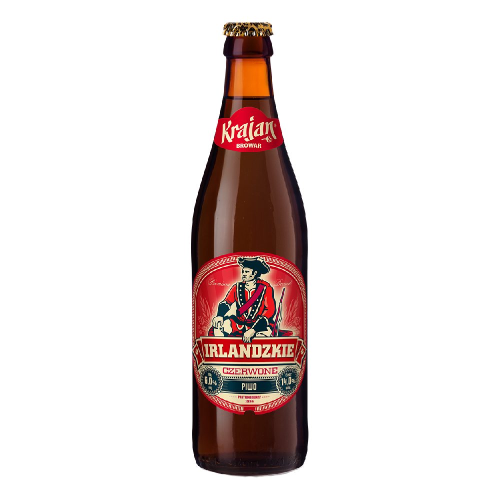 Piwo Irlandzkie Czerwone 5,5% 500 ml