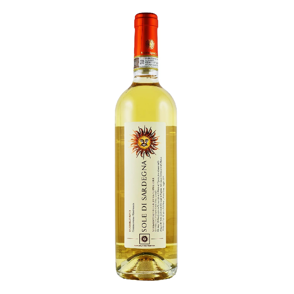 Wino Montespada Isole Di Sardegna Vermentino di Gallura Superiore wegańskie białe wytrawne 750 ml