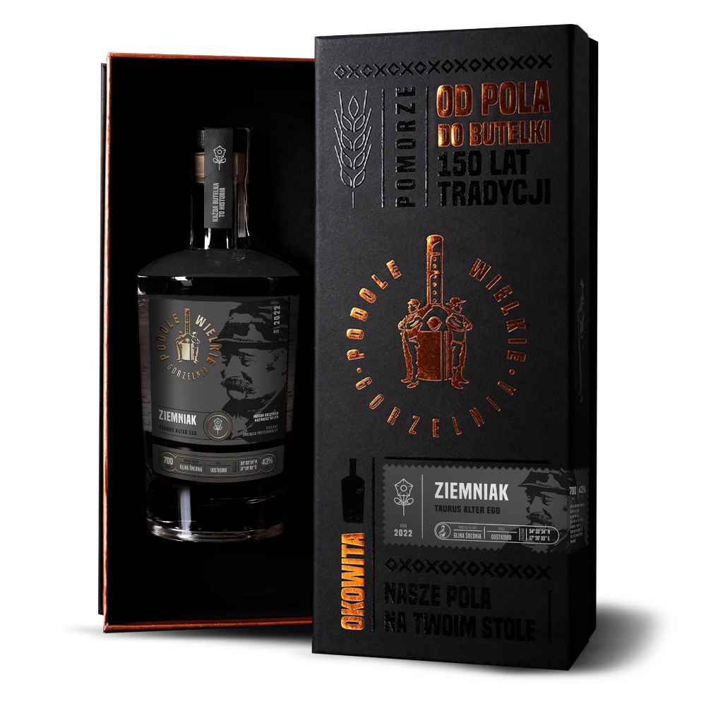 Okowita Podole Wielkie Ziemniak Alter Ego 2022 43% 700 ml + opakowanie premium