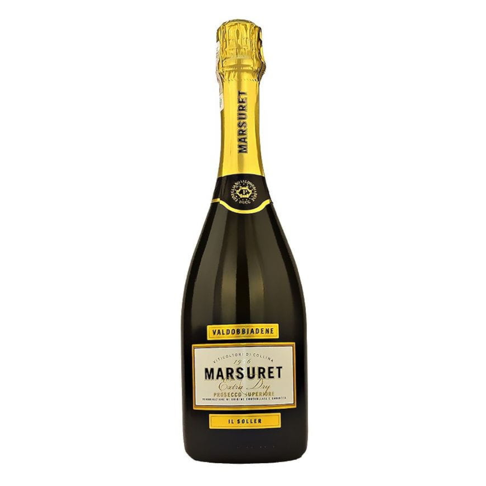 Wino musujące Marsuret Prosecco D.O.C.G. Il Soler Valdobbiadene 11,5% białe półwytrawne 750 ml