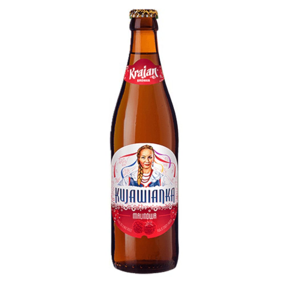 Piwo Kujawianka Malinowa 3,8% 500 ml