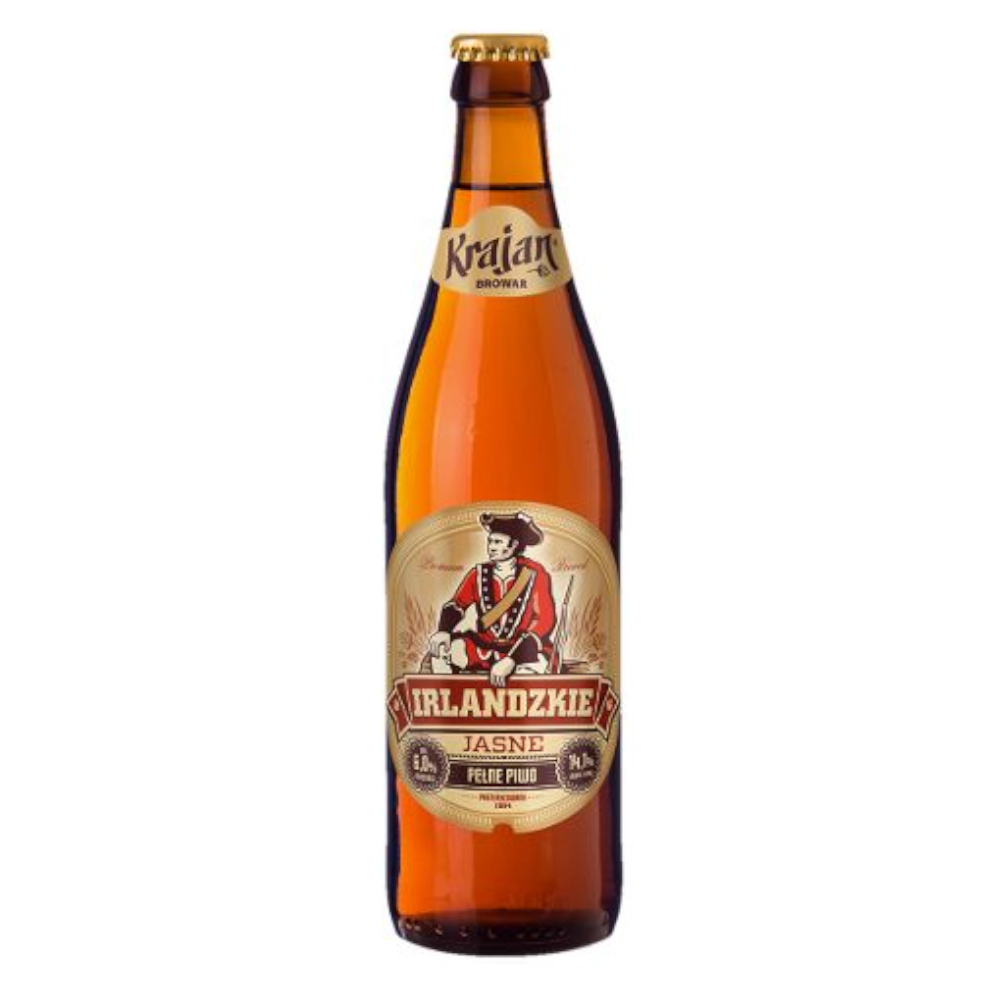 Piwo Irlandzkie Jasne 6% 500 ml