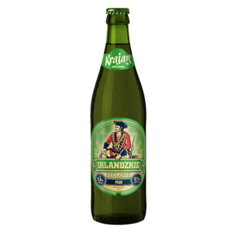 Piwo Irlandzkie Zielone 5,5% 500 ml